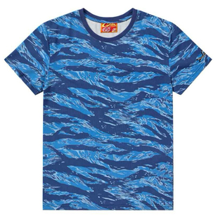 GameOne 25SS“蛇華”虎纹迷彩短袖复古嘻哈亚文化滑板hiphop小众