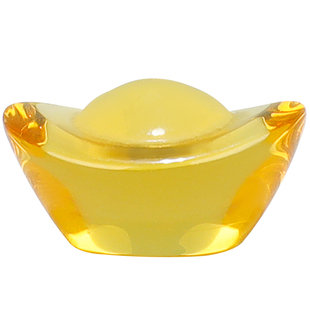 七彩琉璃水晶元宝曼扎宝石宝瓶装藏七宝石彩色藏传密宗民族风摆件