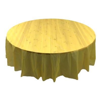 双谨一次性桌布彩色圆形防水防油