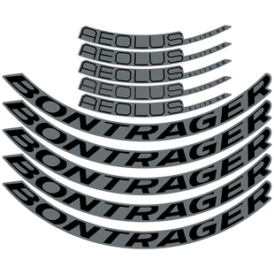 棒槌哥Bontrager Aeolus Elite 50TLR公路碟刹轮组自行车贴纸车圈