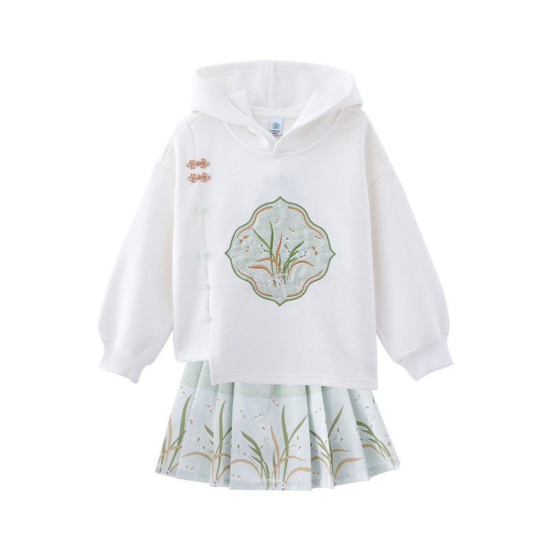 汉服女童春秋新款儿童国风两件套