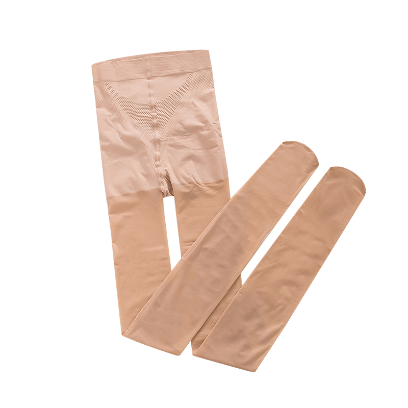 2双美尔丝80D美臀妖精袜春秋高腰微透肉丝袜光腿肤色连裤袜8660