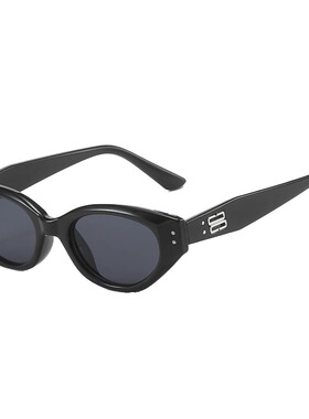 猫眼墨镜女款2026新款高级感方圆脸显脸小偏光镜防紫外线太阳眼镜