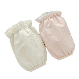 秋冬季女士洋气袖套短款防污耐脏学生袖头新款成人羽绒服套袖手袖