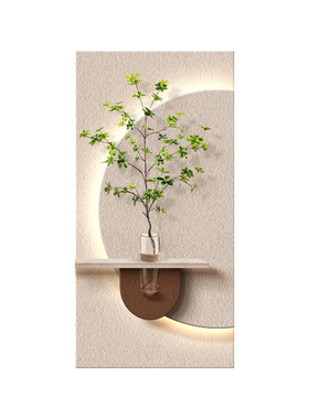 砂岩立体水培绿植玄关装饰画新款