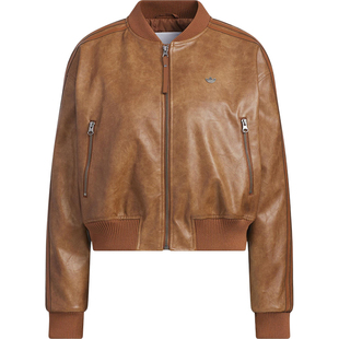 Adidas/阿迪达斯正品三叶草女士宽松复古保暖运动立领棉服KC2655