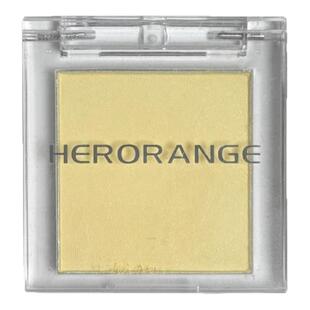 很日杂的小鸡黄 柠檬浅黄色单色眼影细闪珠光夏日彩色薄荷曼波妆