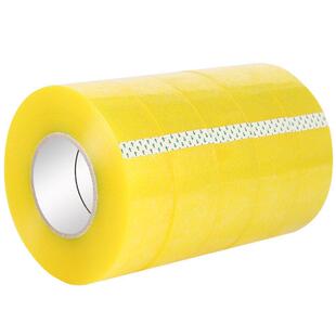 透明胶带快递打包装封箱胶质大卷宽胶布淘宝警示语封口胶带整箱批