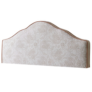 丰范床头软包靠背板布艺落地印花实木轻奢双人床头靠背2025新款