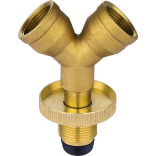 煤气罐三通接头液化气钢瓶高压低压减压阀一分二路分流连接阀配件