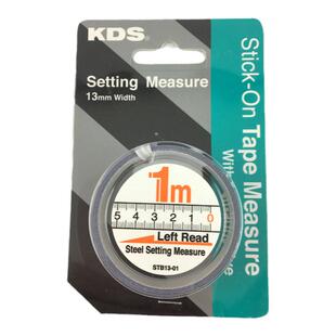 原装日本KDS正向逆向贴尺公制/粘尺/平面钢卷尺/机床尺/1米2米5米