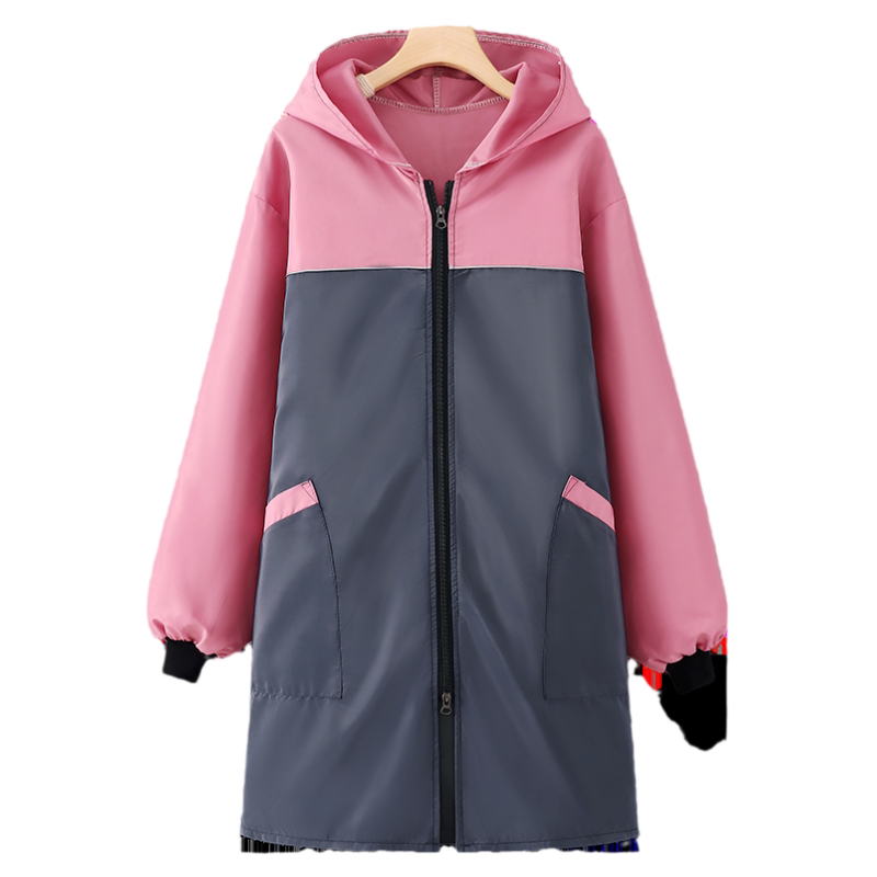 长袖防水防油罩衣工作服女围裙