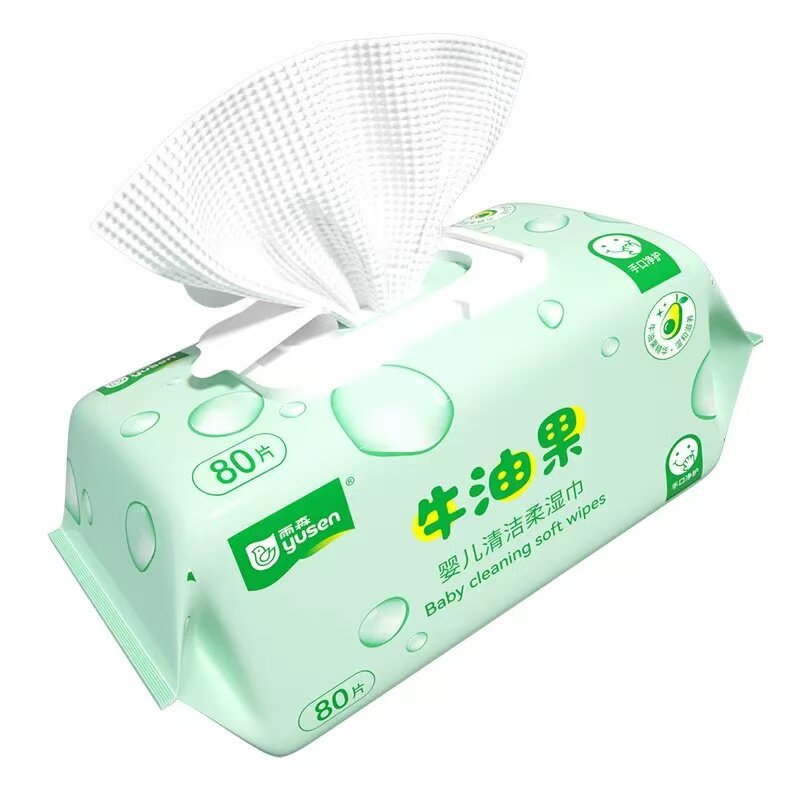 雨森牛油果巨无霸婴儿手口湿巾