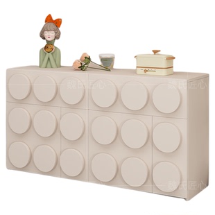 现代简约餐边柜储物柜客厅玄关柜设计师抽屉式组合柜网红卧室斗柜