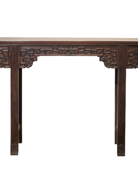 龙纹翘头案明清古典风收藏老红木