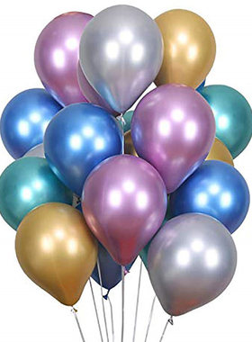气球装饰网红结婚庆婚房套装生日婚礼布置场景加厚金属红金色气球