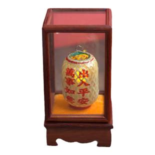 油纸灯笼宝盒礼盒1个-古典文化礼品摆件国风书桌摆件股票涨停祝福