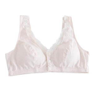 AB内衣春夏新品女士文胸薄款中老年妈妈前开扣无钢圈背心文胸E901