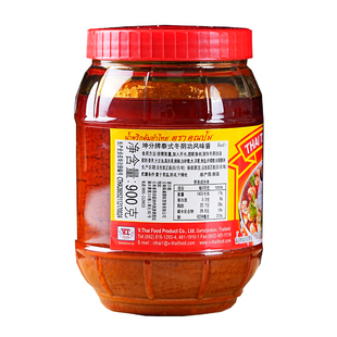 泰国进口坤分冬阴功酱900克瓶装仙女持虾有心泰式冬阴功汤火锅料