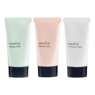 保税 日本Media媚点零瑕疵美肌妆前乳 UV防晒乳液遮瑕隔离霜