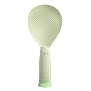 吸盘式厨房小熊饭勺可立式不粘米盛饭电饭煲食品级耐高温站立家用