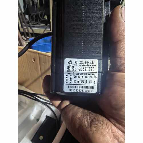 下单前咨询青蓝科技步进电机 QL57HS76，两相四线，线都在，功能