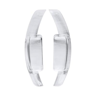 适用奔驰C级E级S级GLC方向盘拨片透明换挡拨片水晶装饰件改装内饰