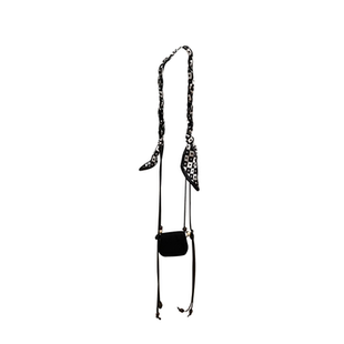 小脏柜 韩系复古磨砂麂皮绒面迷你挂脖零钱包配饰腰包单肩耳机包