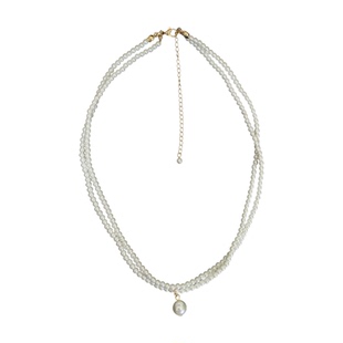 「奥菲利亚」法式宫廷风高级感小众百搭优雅双层珍珠项链/锁骨链