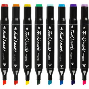 touchmark单支马克笔48/60/80/120/168色T3单只自选补色笔美术专用动漫手绘记号笔签到肤色笔黑色红色双头