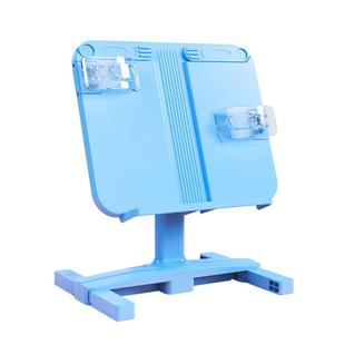 N10可折叠升降阅读架儿童二合一看书架两用书夹多功能可调节伸缩书立架夹书器桌上小学生用书立桌面读书支架