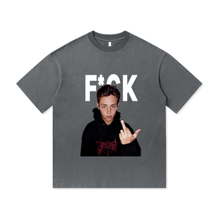 无耻美剧之徒卡尔小众创意美式纯棉短袖T恤宽松休闲男装半袖潮牌