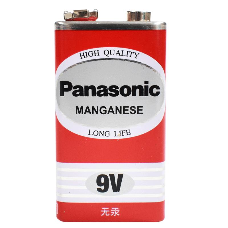 松下9V方形电池6F22 适用体温枪 测试仪 报警器 麦克风 万用表 无线话筒 玩具遥控器 烟感报警器 2026年12月