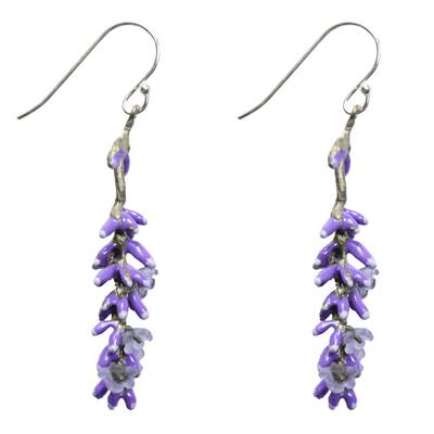 薰衣草高级感长款耳坠