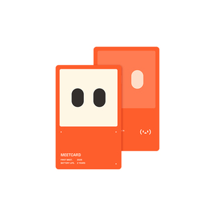 bitmolab MeetCard数字名片NFC碰碰卡防丢卡片智能定位小巧便携