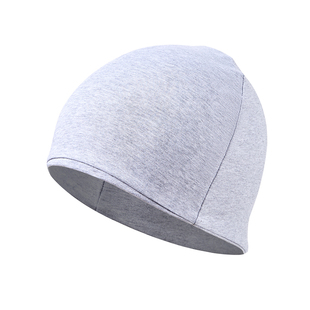 瓜皮睡帽女士男士睡觉专用大头纯棉全棉帽子爷爷老人病人保暖头套