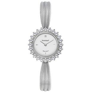 TOUSSAINT杜桑小花表 天然钻石女士麦穗手表 希腊银 新年礼物