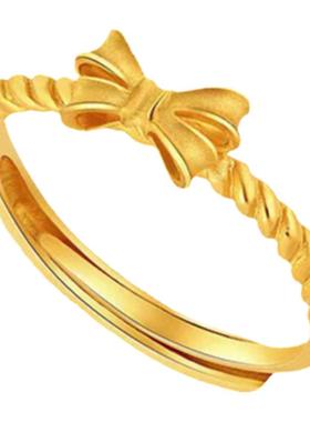 蝴蝶结对戒One钛钢时尚女