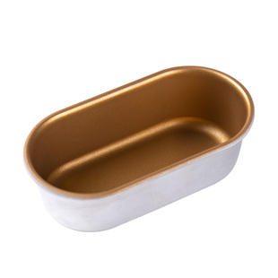 法焙客 巴斯克卢卡斯轻乳酪蛋糕模具 椭圆迷你小浴缸面包模具