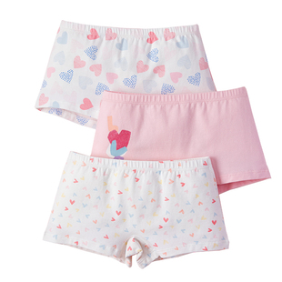 顶瓜瓜女童内裤纯棉平角卡通儿童短款彩棉里裆顶呱呱中大童打底裤