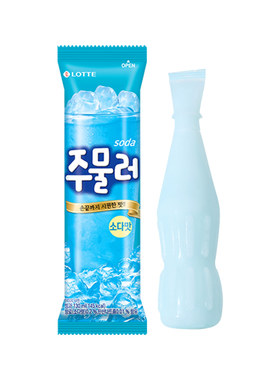 韩国进口乐天苏打吸吸棒冰冷饮