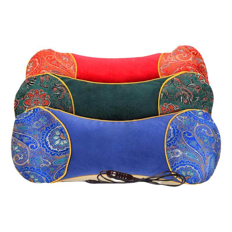 电加热艾草颈椎枕头护颈椎艾灸热敷骨头枕助睡眠睡觉专用枕头秋冬