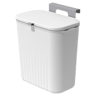 厨房垃圾桶悬壁挂式橱柜门卫生间厕所家用带盖滑免打孔飞虫收纳