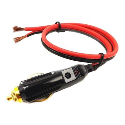 汽车载点烟器插头12V/24伏转220V逆变器转换通用连接车载大功率线