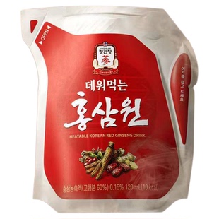 正官庄加热红参元即饮低糖低卡肉桂枸杞大枣干姜韩国本土代购直邮