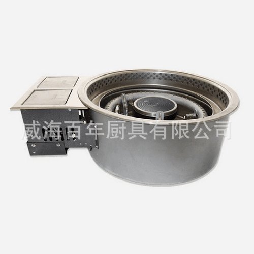 烤涮一体家用多功能电火锅 电烧烤炉烤肉机煎涮电热锅烧烤炉