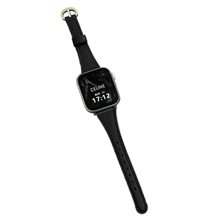 适用华为fit4手表带链皮质马蹄扣华为watchfit3表带女生fit2智能运动fitnew手腕带创意时尚FIT4pro女表秋冬