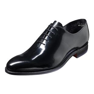 Barker原装进口手工男鞋固特异商务正装黑色亮面牛津皮鞋Nelson