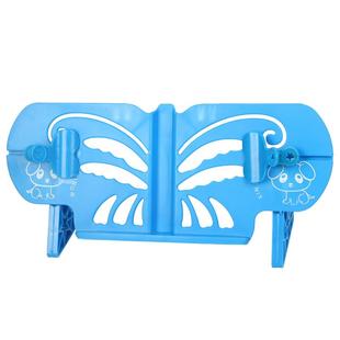 多功能看书架阅读架儿童蓝色读书架书夹器临帖架带笔筒学生防近视