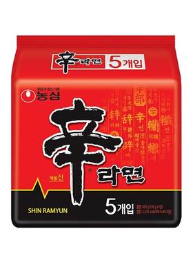 韩国进口农心辛拉面辣味方便面